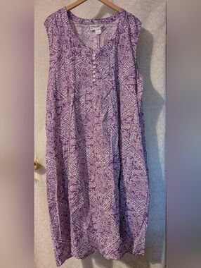Expressions 100% Cotton Dress MuMu Duster Sz.3X